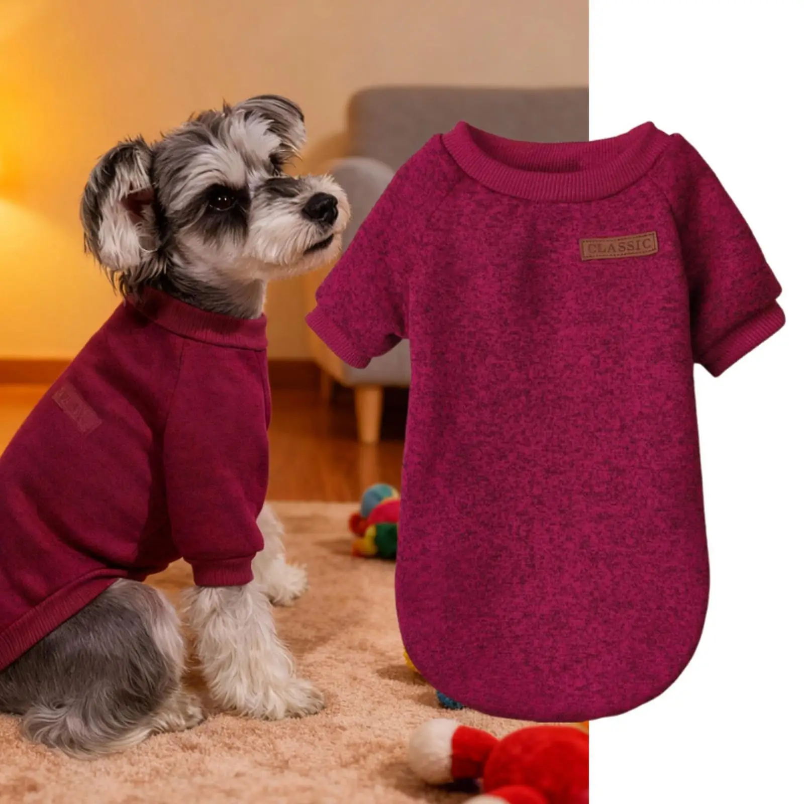 Suéter de invierno para perros – Ropa cálida suave para cachorros