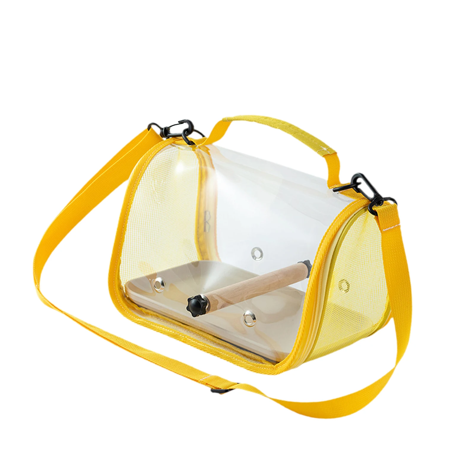 Jaula de viaje para pájaros de tela Oxford 600D, transportador de pájaros pequeños transpirable, bolsa de transporte al aire libre para loros, pajaritos, suministros para pájaros