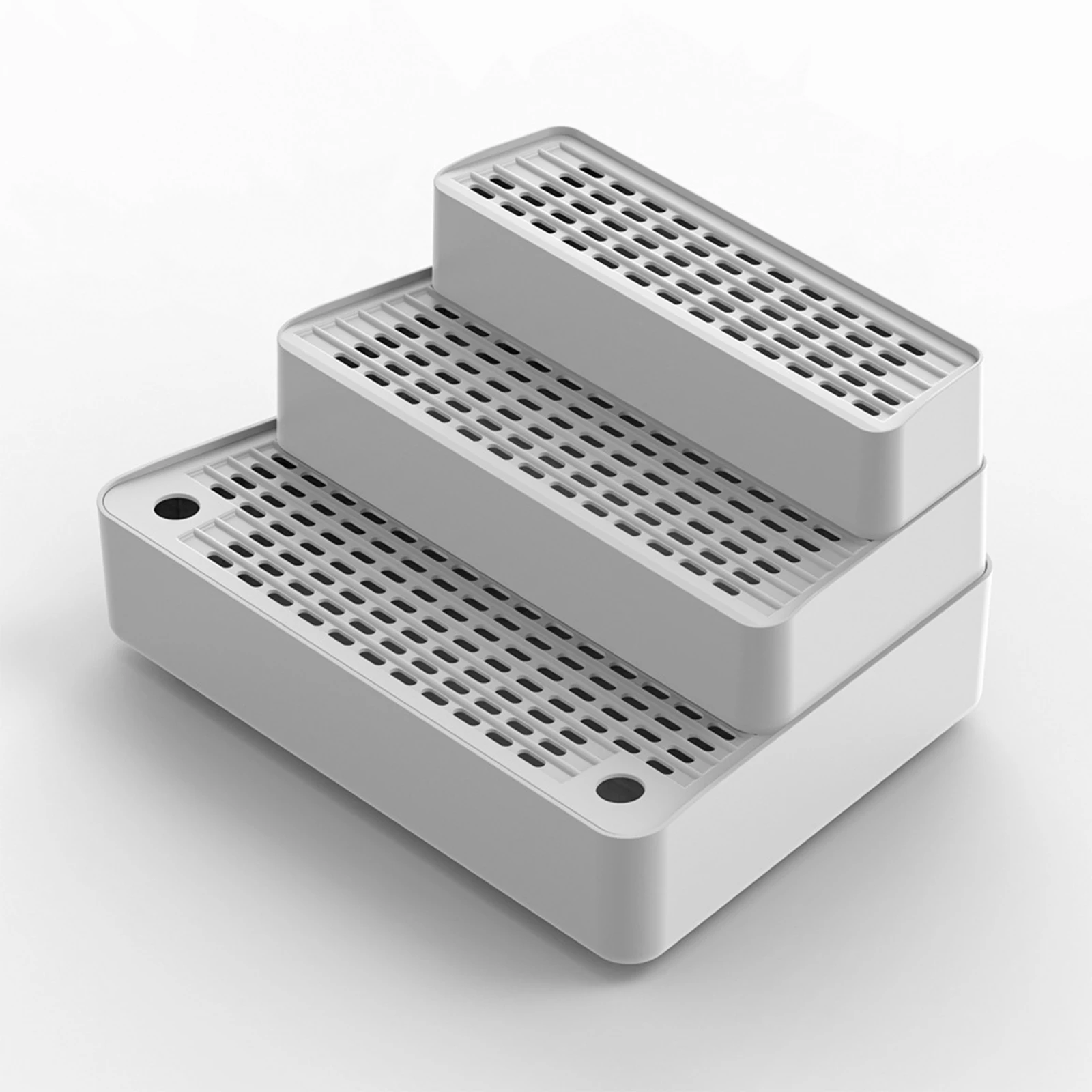 Rampa de caja de arena de 3 pasos, caja de arena lavable y antitransporte, alfombrilla para gatos de interior, suministros de limpieza para mascotas y gatitos - imagen 5