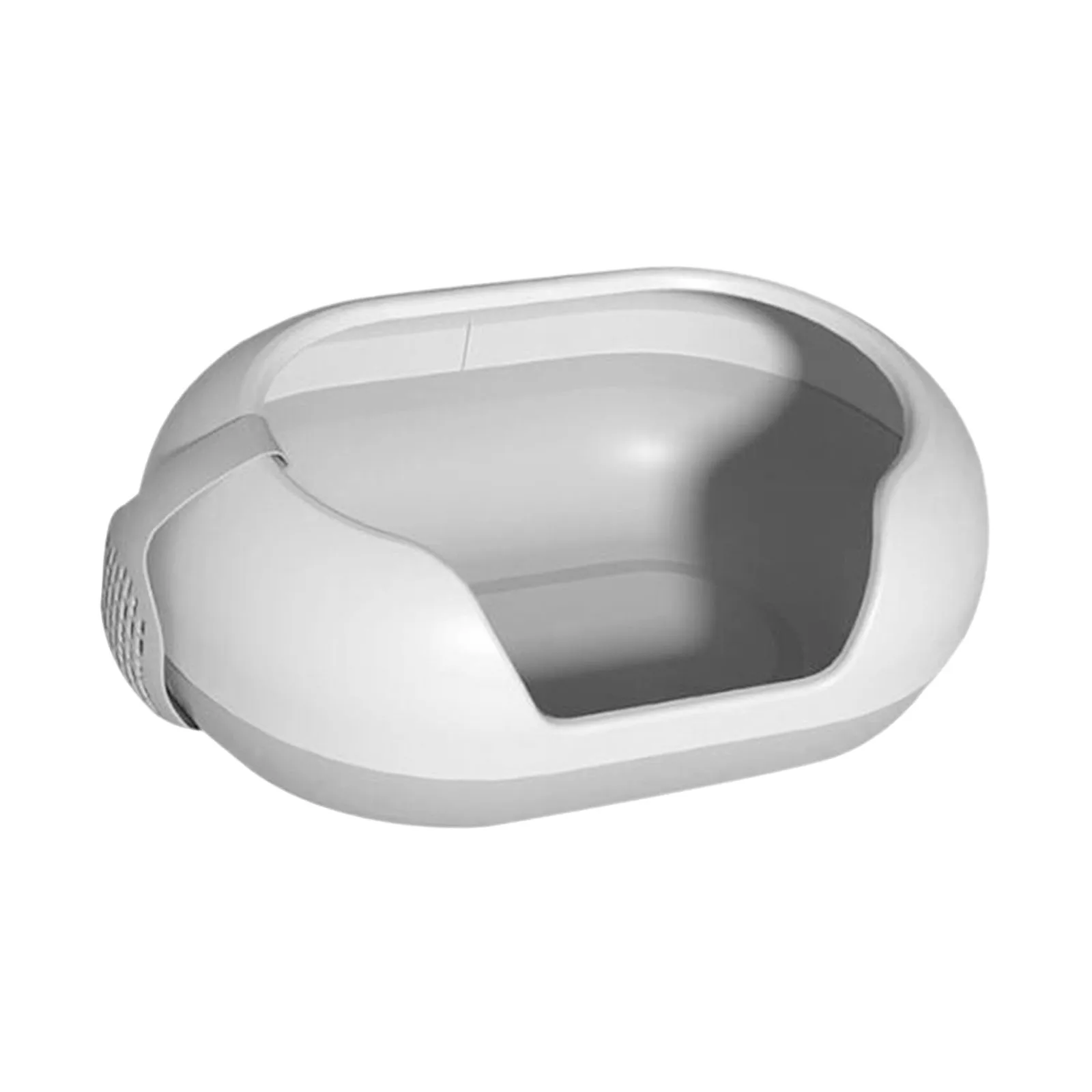 Bandeja de arena con borde alto para gatos – Antisalpicaduras - imagen 4