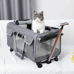Cubierta de carrito de paseo portatil extra grande para perros y gatos