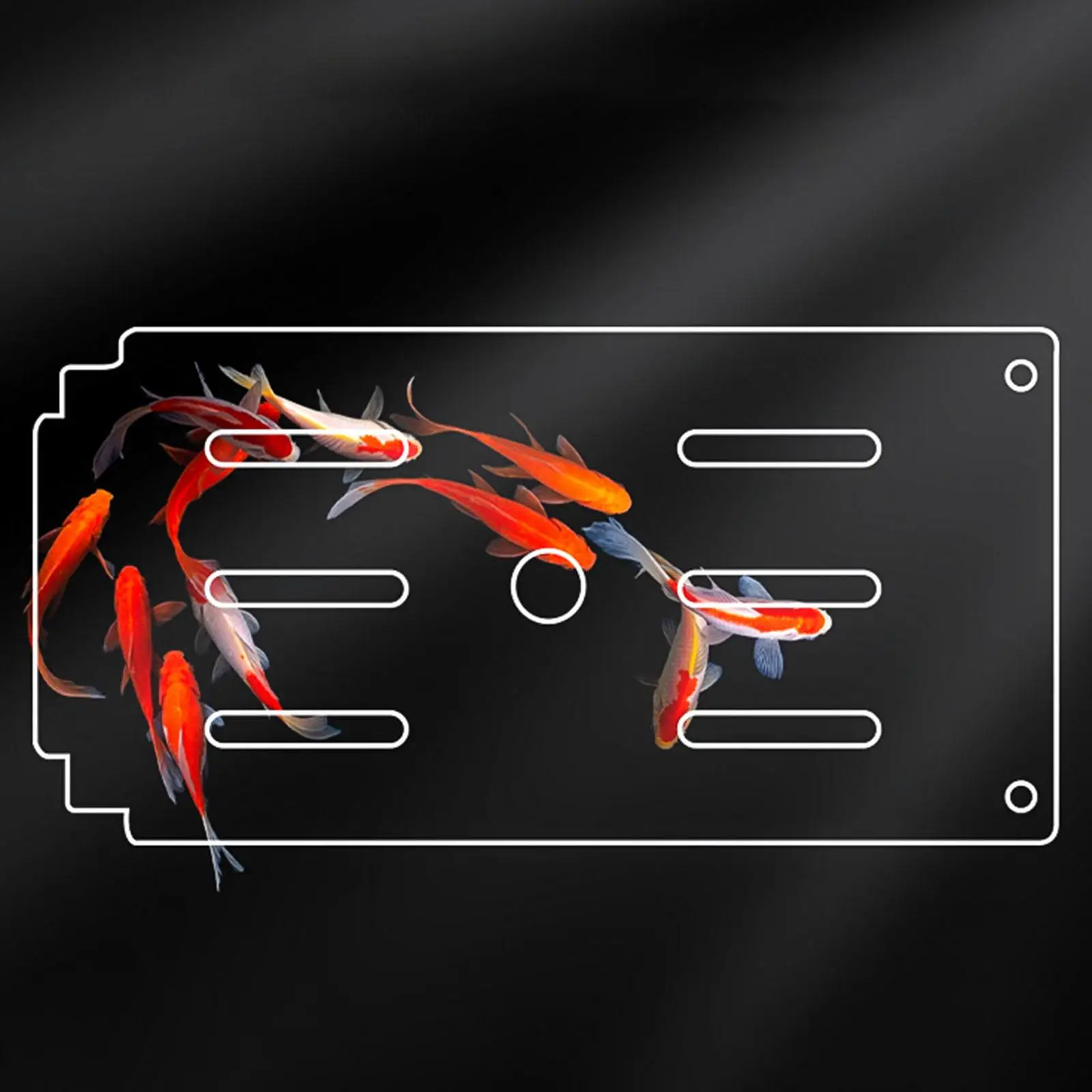 Cubierta acrílica para acuario con orificios de alimentación, tapa transparente antisalto para pecera, fácil de instalar - imagen 4