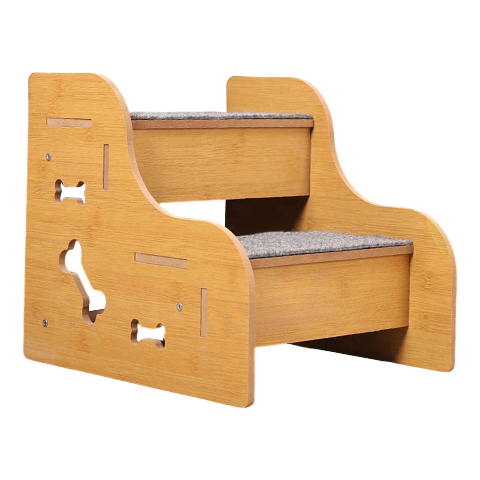 Escalera antideslizante de madera para perros pequeños y gatos - imagen 5