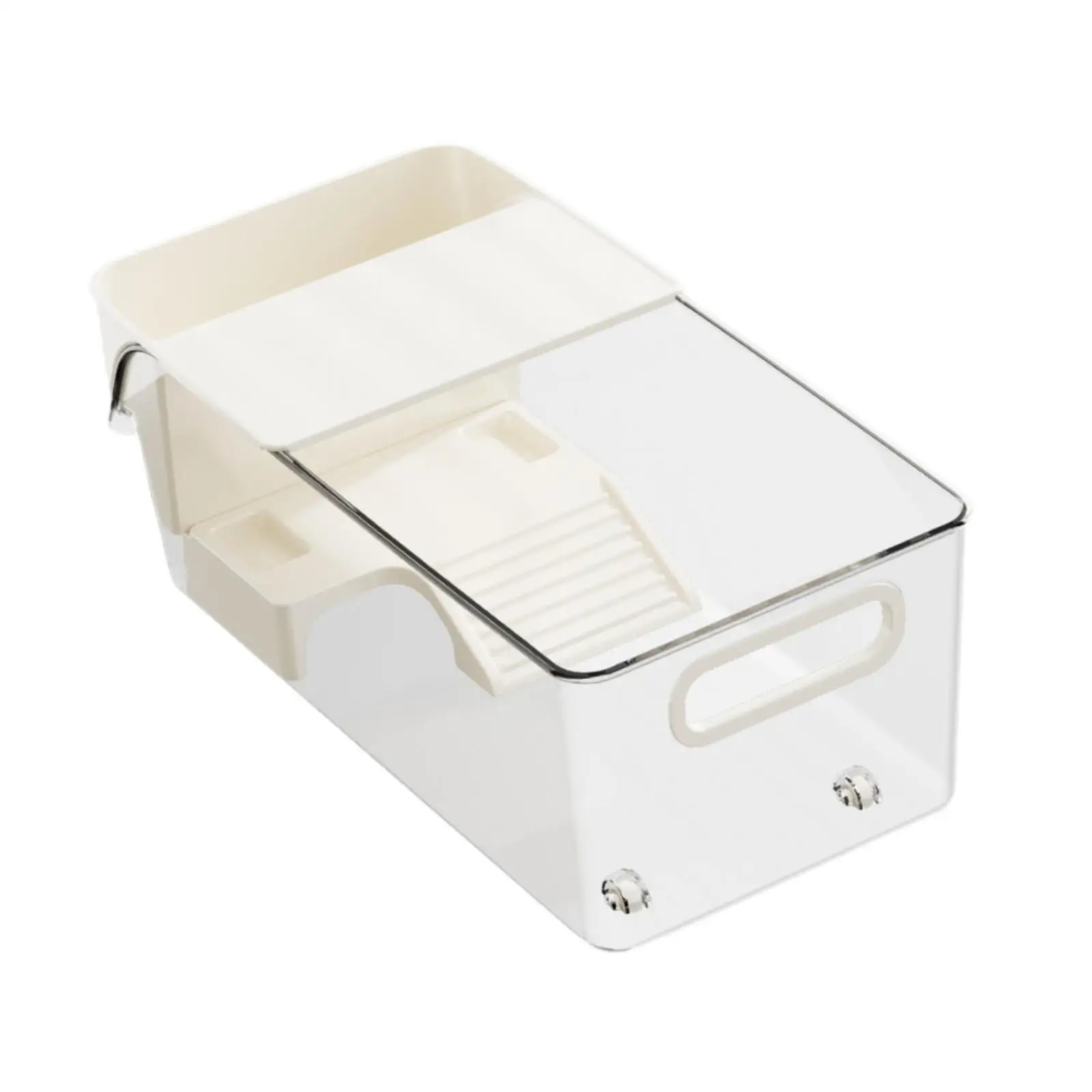 Tanque de tortuga con rampa para tomar el sol, hábitat para reptiles, terrarios para mascotas, ranas, ermita, cangrejos, anfibios, contenedor de alimentación para cría - imagen 5