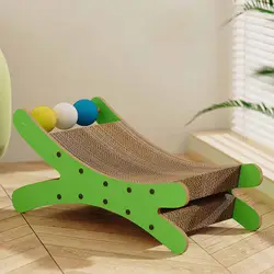 Tablero rascador de madera para gatos, sofá de salón, cama para dormir para gatos, almohadilla rascadora resistente al desgaste, juguetes para moler gatitos, suministros para mascotas