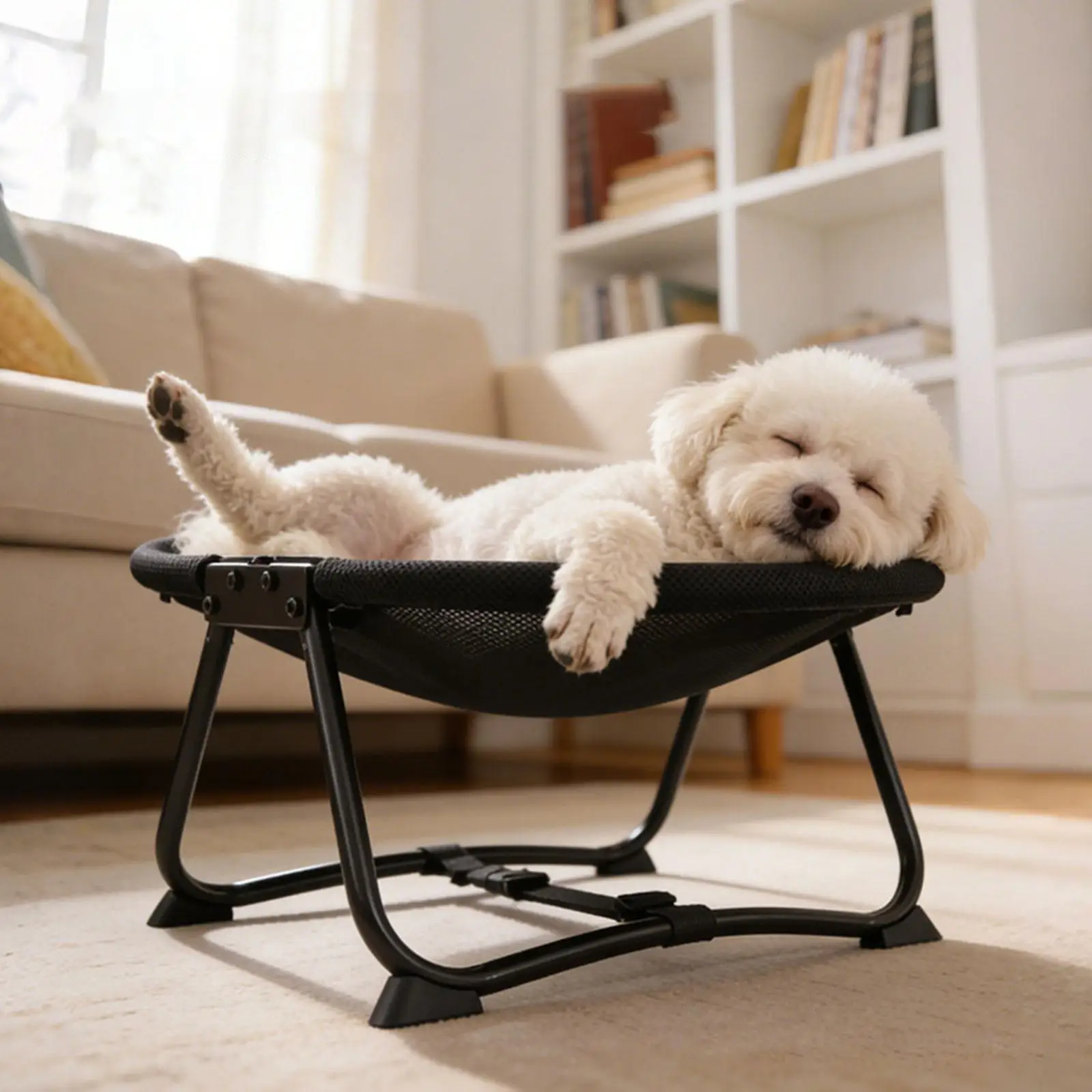 Cama reversible 4 estaciones para gatos y perros pequeños – Felpa y sisal - imagen 3
