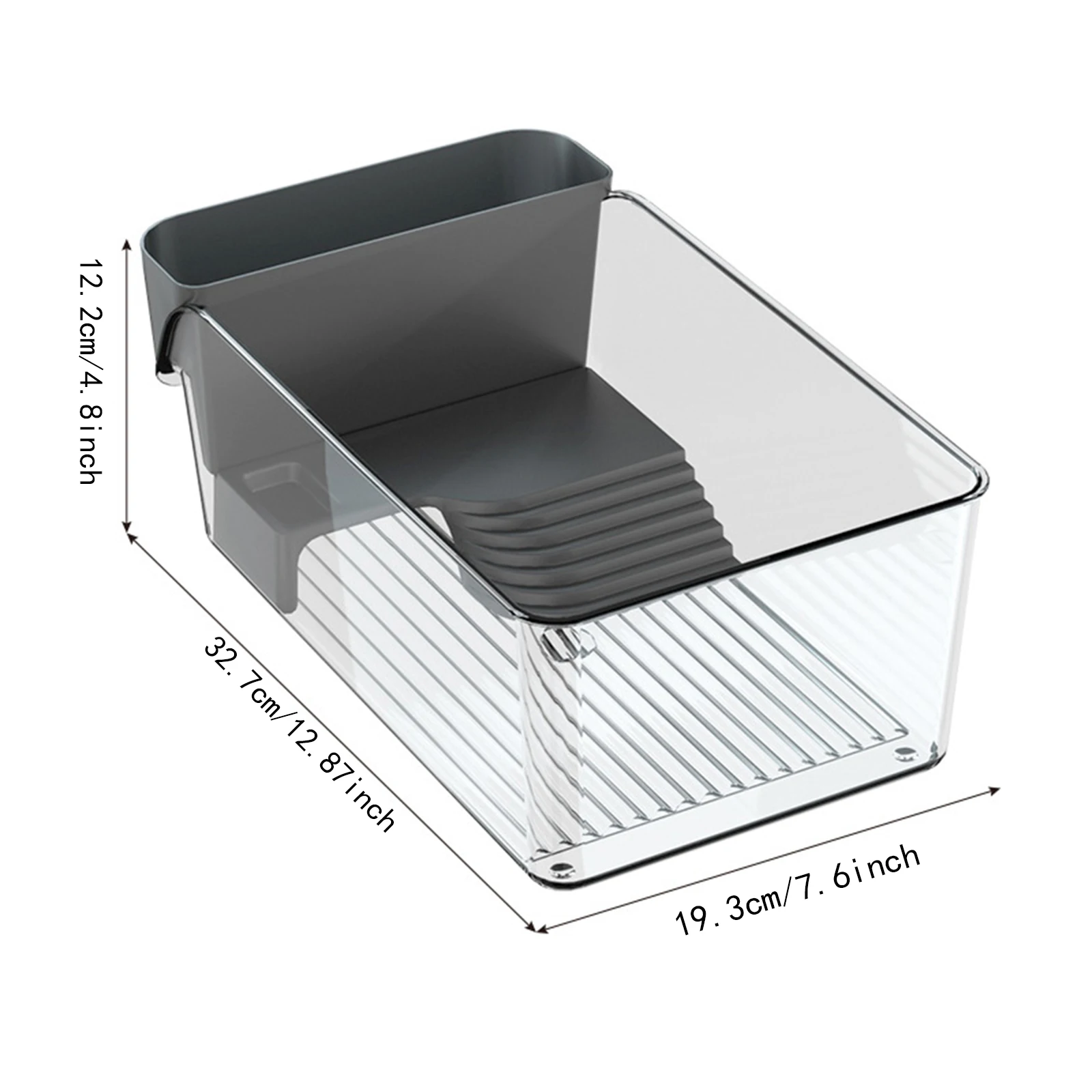 Pequeño tanque de tortuga, caja de cría de terrapin, hábitat de reptiles con plataforma de rampa para cangrejos, tortuga, cangrejos, Reptiles pequeños - imagen 5