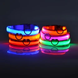 Collar LED para perros recargable USB con luz intermitente antiperdida