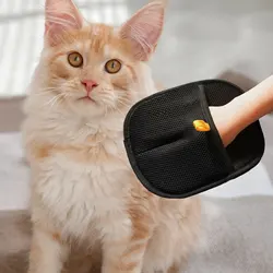 Guante antistático para perros y gatos elimina pelo de sofá alfombra