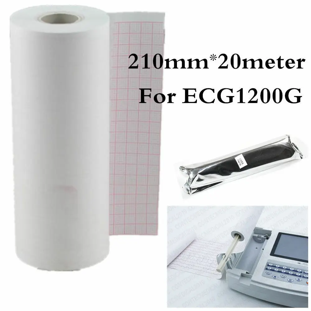 Rollo papel térmico para electrocardiógrafo ECG/EKG - imagen 5