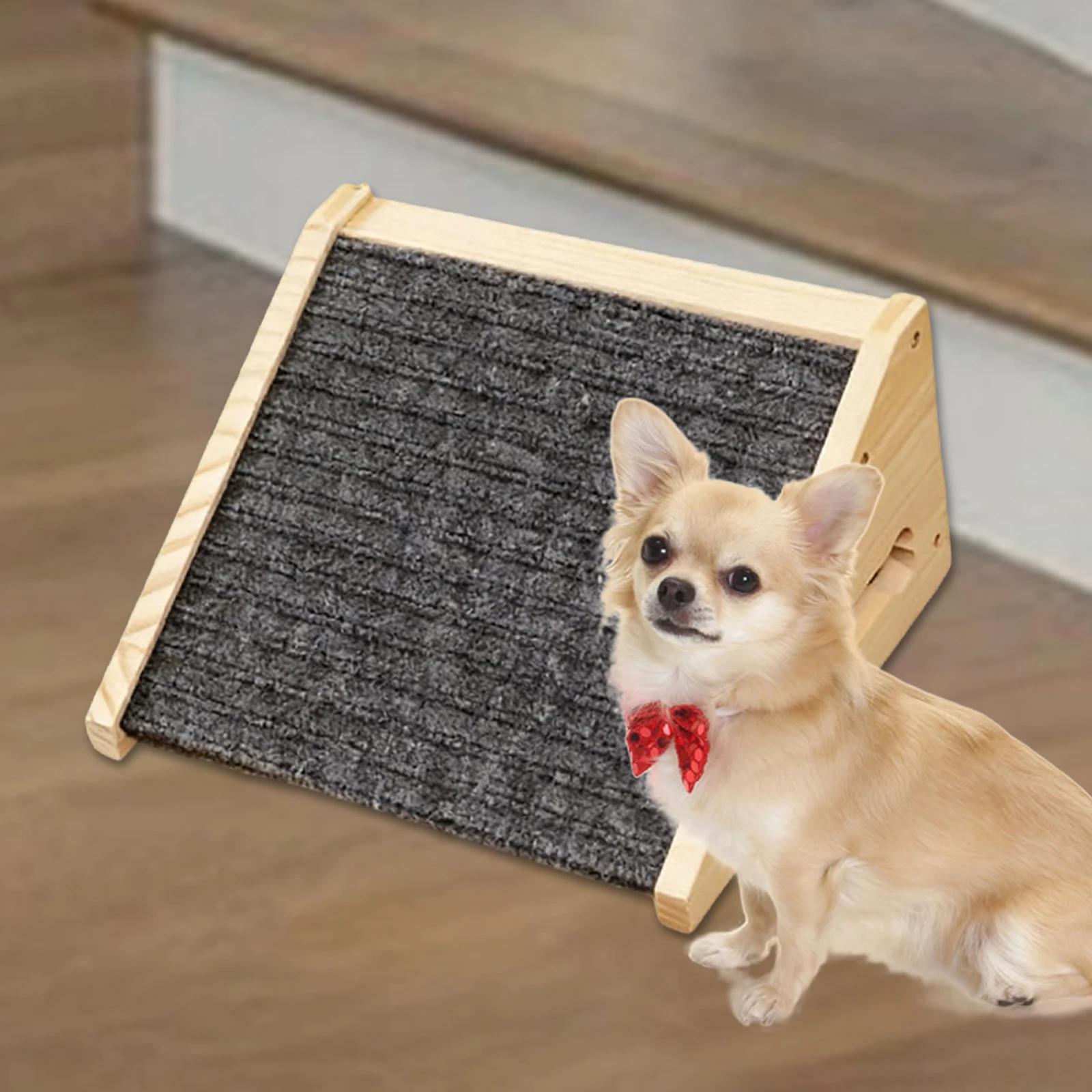 Rampa para perros de madera antideslizante y portátil para casa - imagen 3