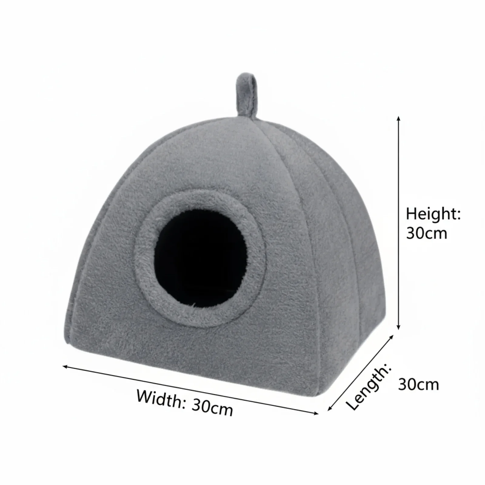 Cama portátil para gatos, casa para gatos con parte inferior antideslizante, cama para dormir de animales pequeños y cálidos para invierno, suministros para cachorros y gatitos