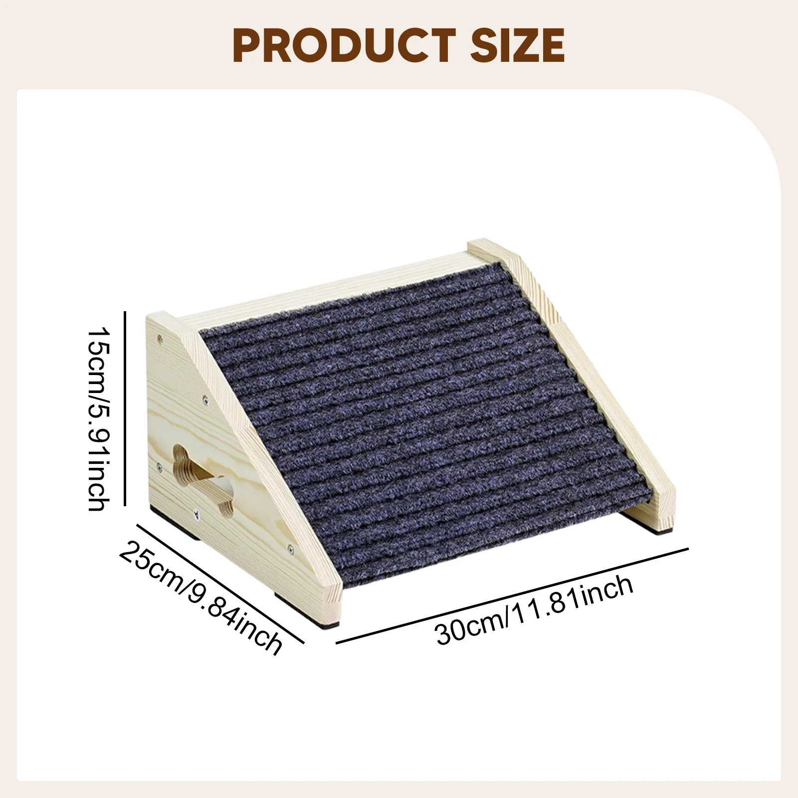 Escalera antideslizante para perros, escalera segura multifuncional para cachorros, rampa para gatos mayores, escalones para cama alta, sofá, suministros para mascotas - imagen 5