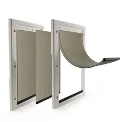 Puerta plegable para perros y gatos – resistente, solapa de repuesto