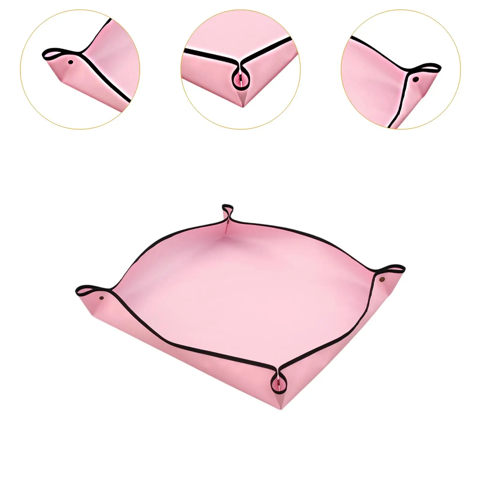 Estera plegable impermeable para repotting de plantas, almohadilla para macetas para trasplante de macetas, mezcla de suelo, herramienta de poda de plantas para jardín - imagen 5