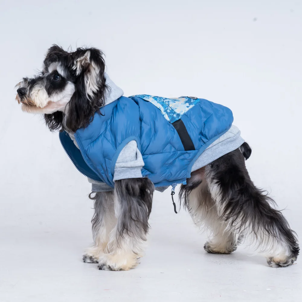 Ropa de invierno para perros, chaqueta con bolsillo, acolchado, impermeable, ropa de lujo para cachorros, abrigos para perros grandes, medianos y pequeños - imagen 2