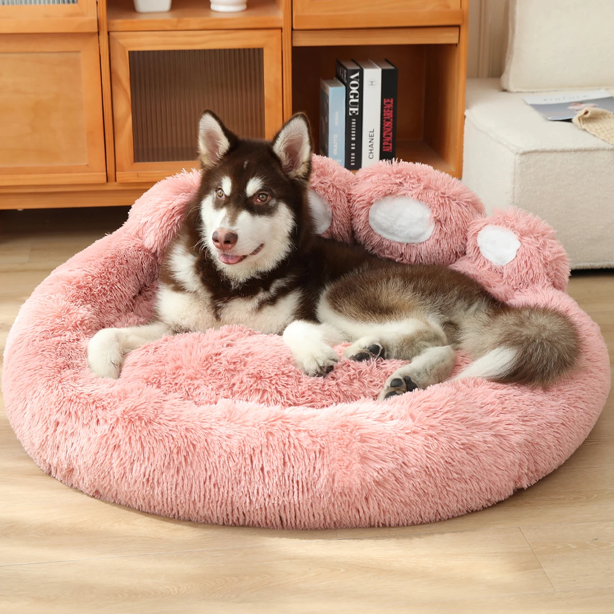 Cama para perro mascota, colchoneta, cesta, sofá, productos para gatos, perros medianos, pequeños, mantas, camas grandes, canastas, mascotas, razas, accesorios, cojín grande, cachorro - imagen 4