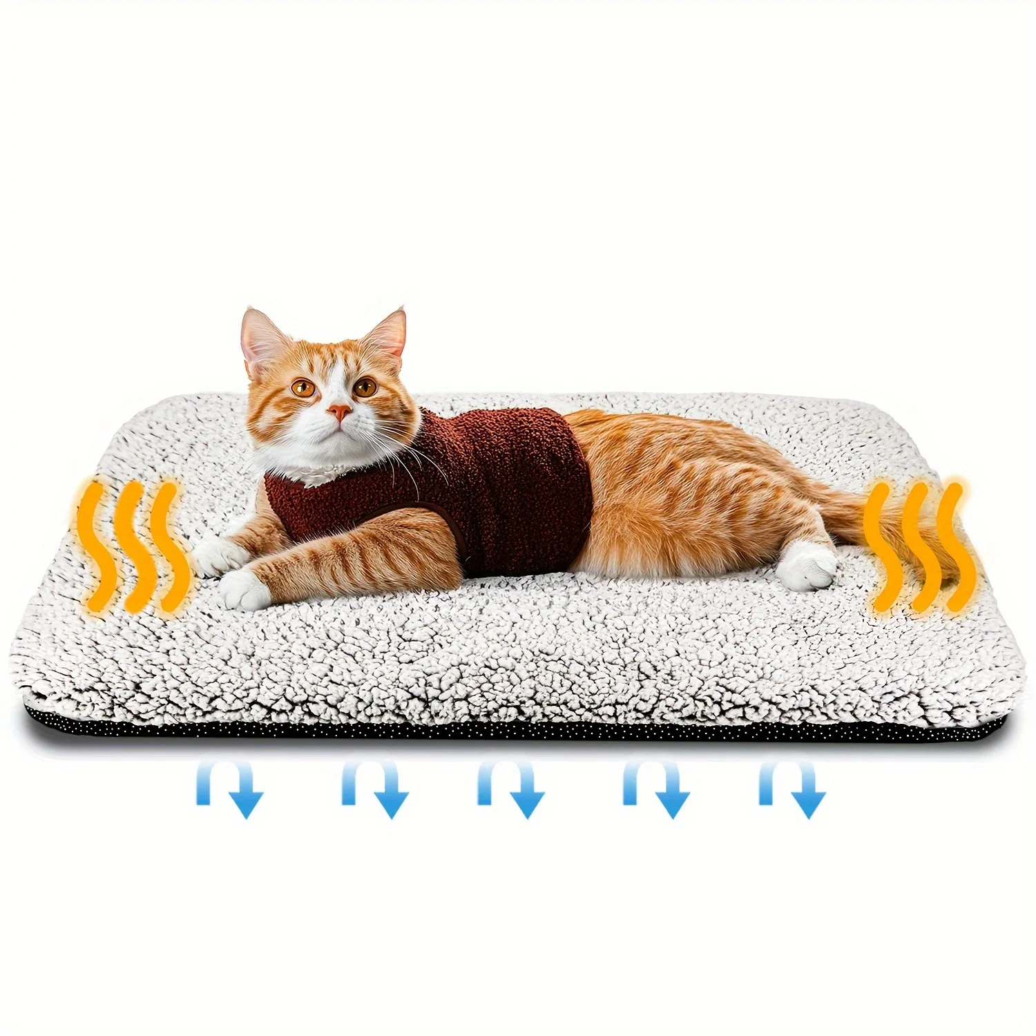 Almohadilla térmica autocalentable lavable para gatos y perros - imagen 2