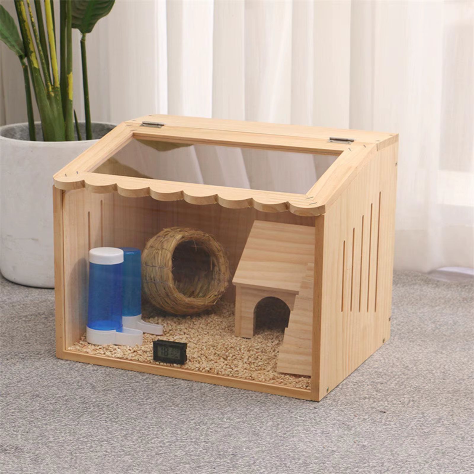 Nido criador con aislamiento térmico para gallinas y codornices - imagen 2