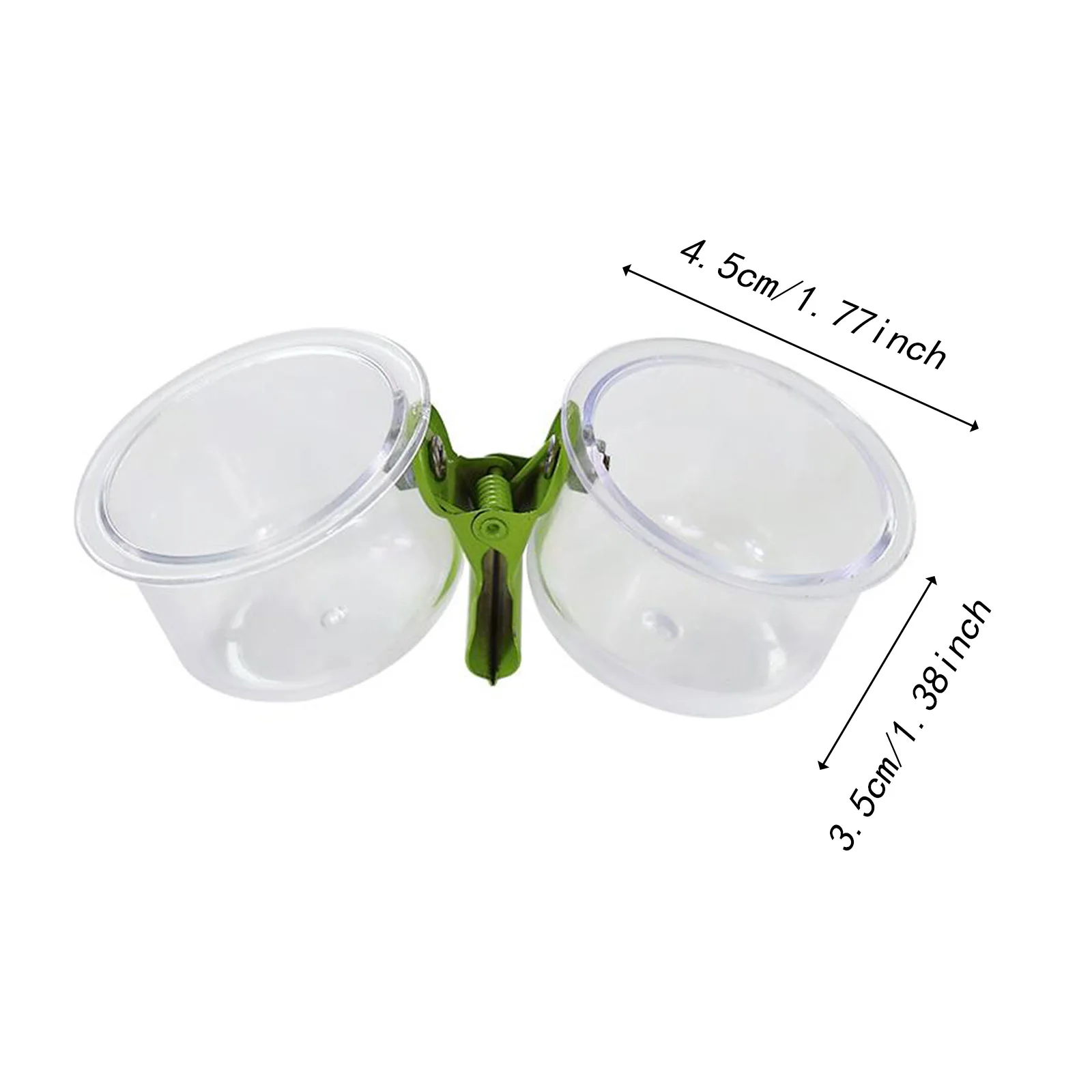 Tazas de alimentación de aves con Clip, tazas de alimentación de aves, cuencos de agua y comida para cacatúas, guacamayos, suministros para pájaros, 2 uds. - imagen 5