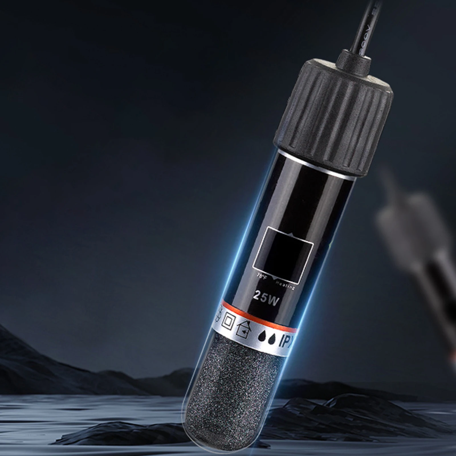 Varilla calefactora para mini acuario USB de 10 W 26 ° Calentador de tanque de peces pequeños de temperatura constante C Calentador de termostato de acuario sumergible