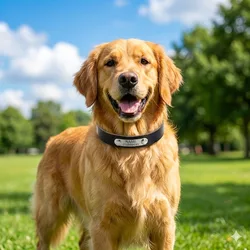 Collar para perro con placa de identificación – Grabado gratuito