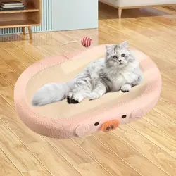 Tablero rascador para gatos 2 en 1, casa para gatos, garras de molienda, juguetes de entrenamiento para gatos, Protector de muebles para gatos, gatitos, suministros para mascotas