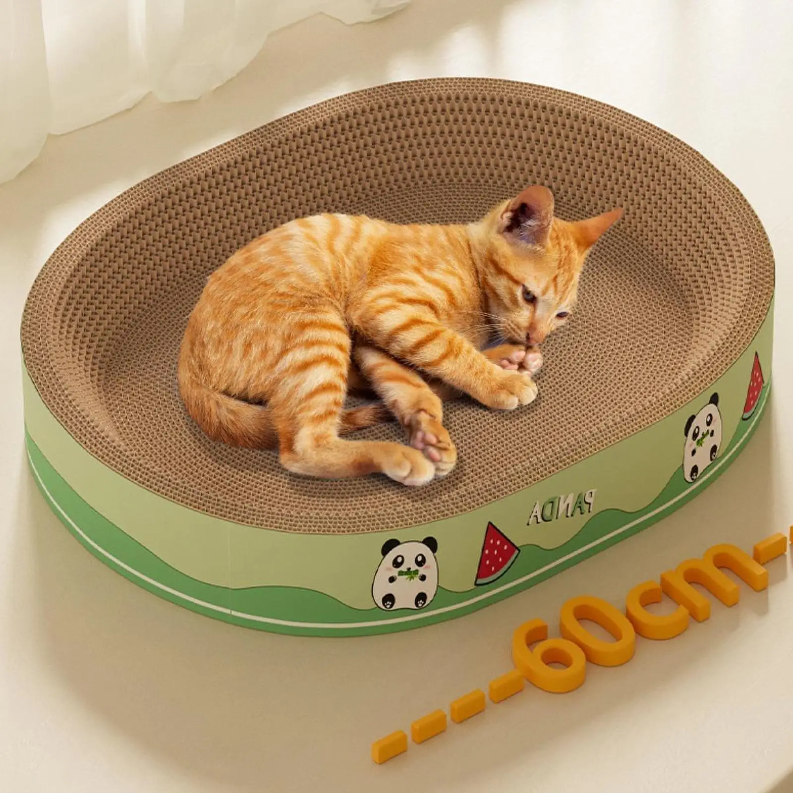 Cat Scratcher Pad Wear Resistant Pet Scratching Bed Kitten Grind Claw for Indoor Small Cat Kitten Playing Pet Supplies