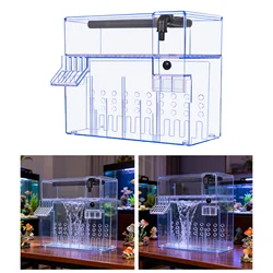 Caja de Filtro para Pecera de Pared - 3 en 1, desague por goteo