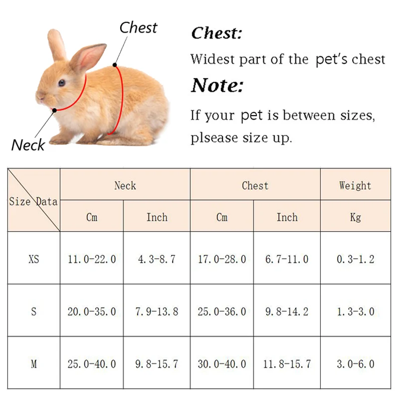 Lindo conejo hurones gato arnés con alas de Ángel caminar correa para mascotas para animales pequeños conejito Totoro conejillo de indias accesorios - imagen 2