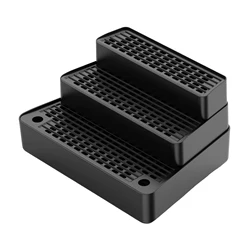 Caja de arena para gatos con rampa y alfombrilla – Limpieza fácil