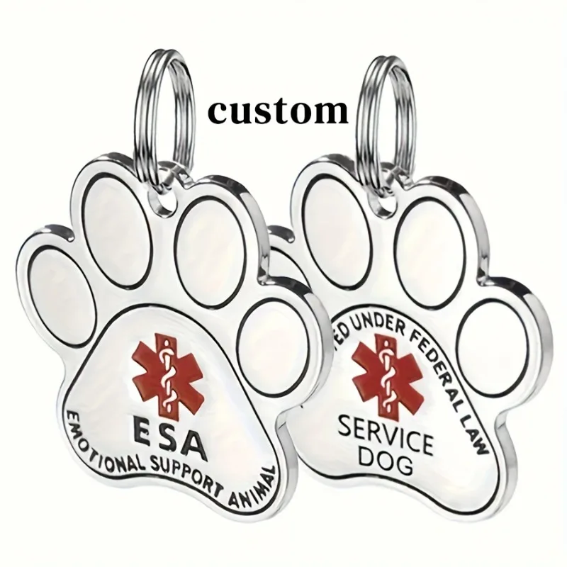 Placas identificación personalizadas perros y gatos – Nombre grabado - imagen 3