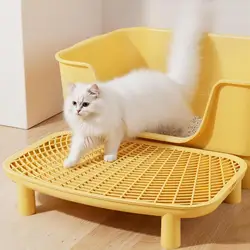 Rampa de acceso para caja de arena de gatos – Escalera práctica
