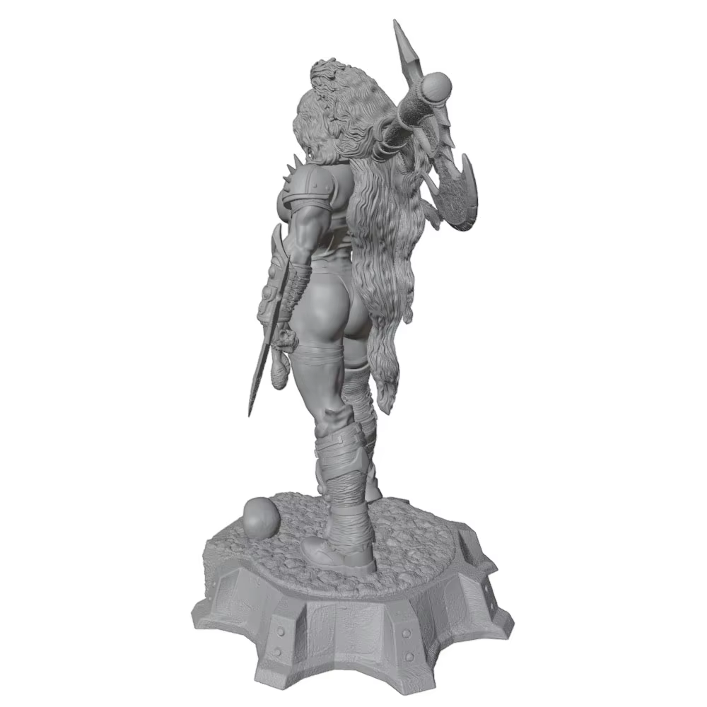 Kit de miniaturas de resina Warhammer 40K – Modelo灰色 3D sin montar - imagen 3