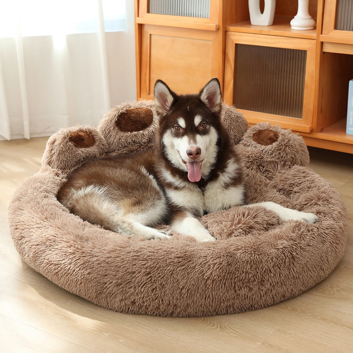 Cama para perro mascota, colchoneta, cesta, sofá, productos para gatos, perros medianos, pequeños, mantas, camas grandes, canastas, mascotas, razas, accesorios, cojín grande, cachorro - imagen 3