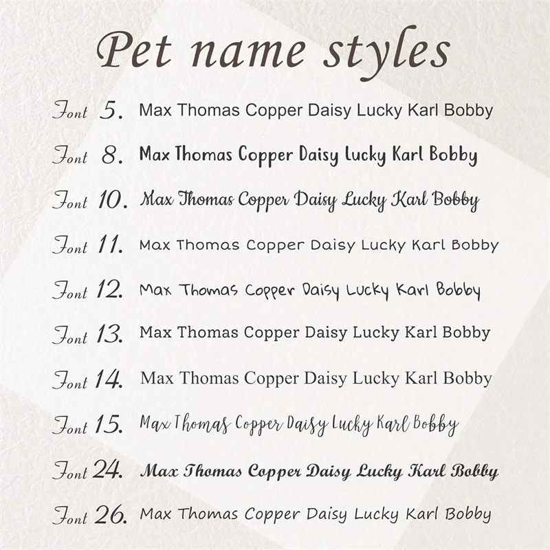 Placa identificación para perros y gatos con grabado curvo para collar - imagen 3