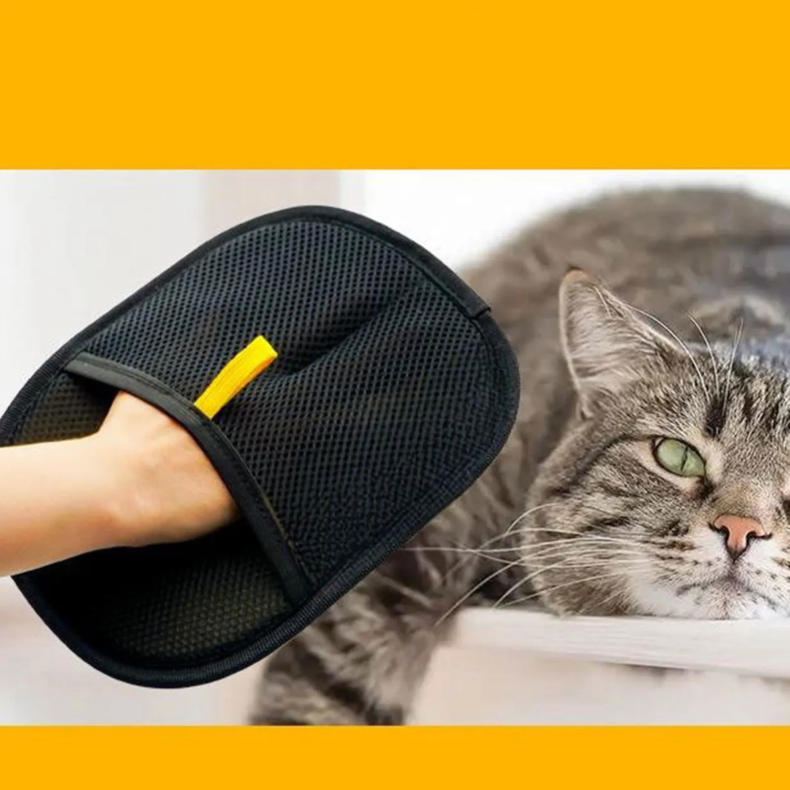 Guante de depilación para mascotas, cepillo de desempolvado estático, cepillo de aseo para mascotas, eliminación de pelo de perro y gato del sofá, alfombra, suministros de herramientas para ropa - imagen 2