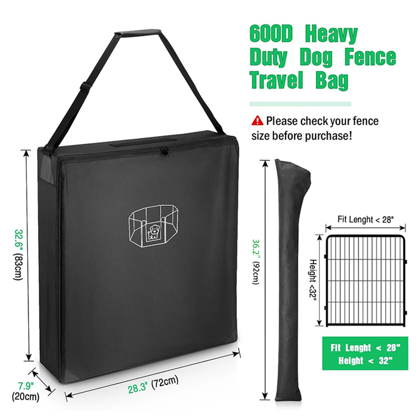 Bolsa plegable impermeable para perros y gatos – corral limpio - imagen 5
