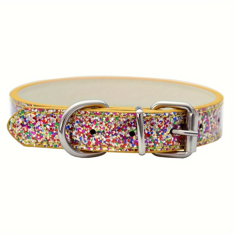 Collar de cuero personalizado para perros y gatos con placa grabada - imagen 2