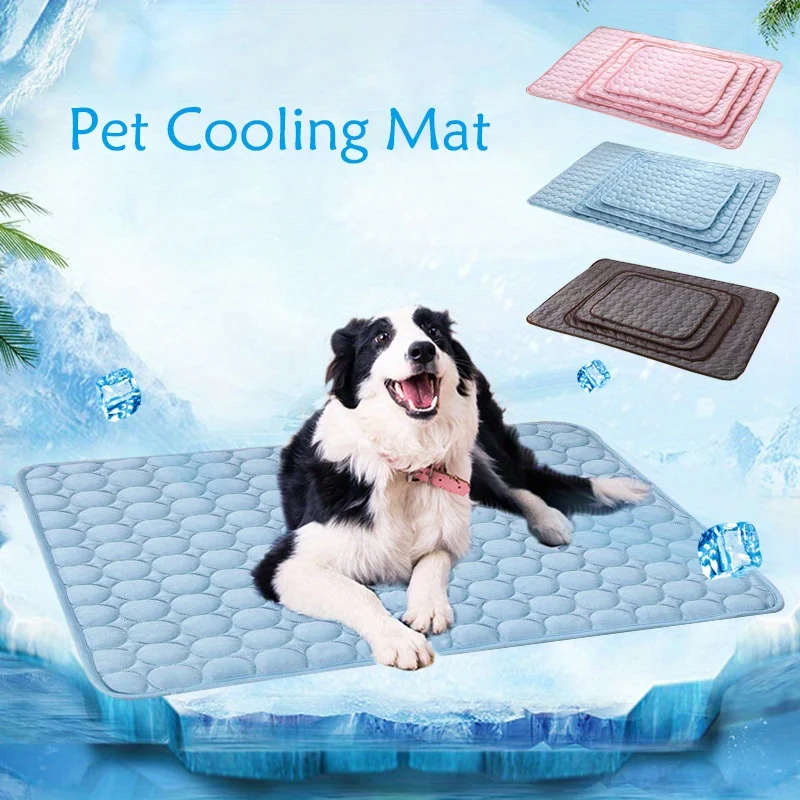 Almohadilla de refrigeración para mascotas, esterilla autorefrescante para cama de perro, manta de dormir para aliviar el calor de verano