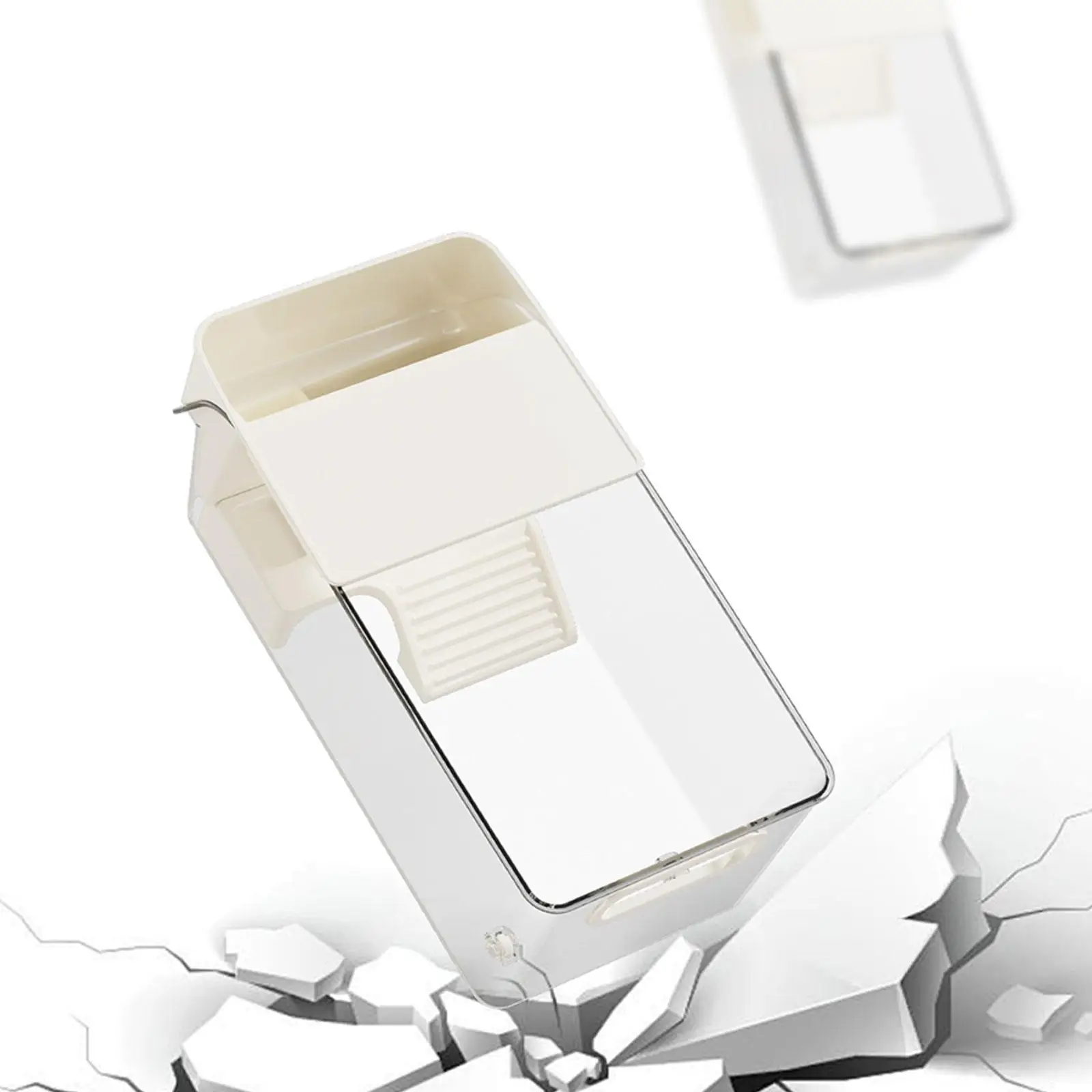 Tanque de tortuga con rampa para tomar el sol, hábitat para reptiles, terrarios para mascotas, ranas, ermita, cangrejos, anfibios, contenedor de alimentación para cría - imagen 4