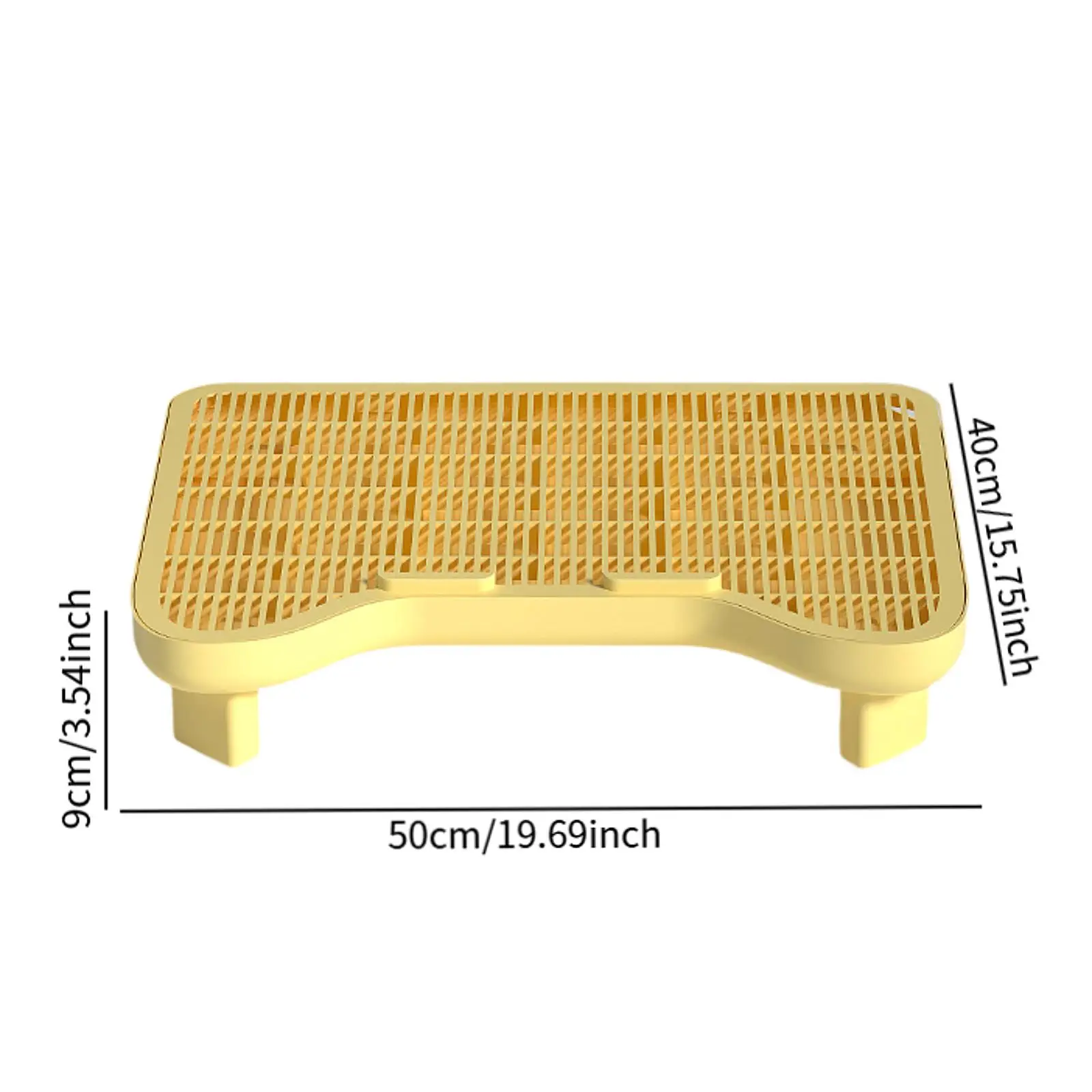 Estera de arena para gatos de doble capa, almohadilla antideslizante desmontable para tablero de arena, estera para atrapar arena para gatos, suministro de limpieza para mascotas - imagen 5