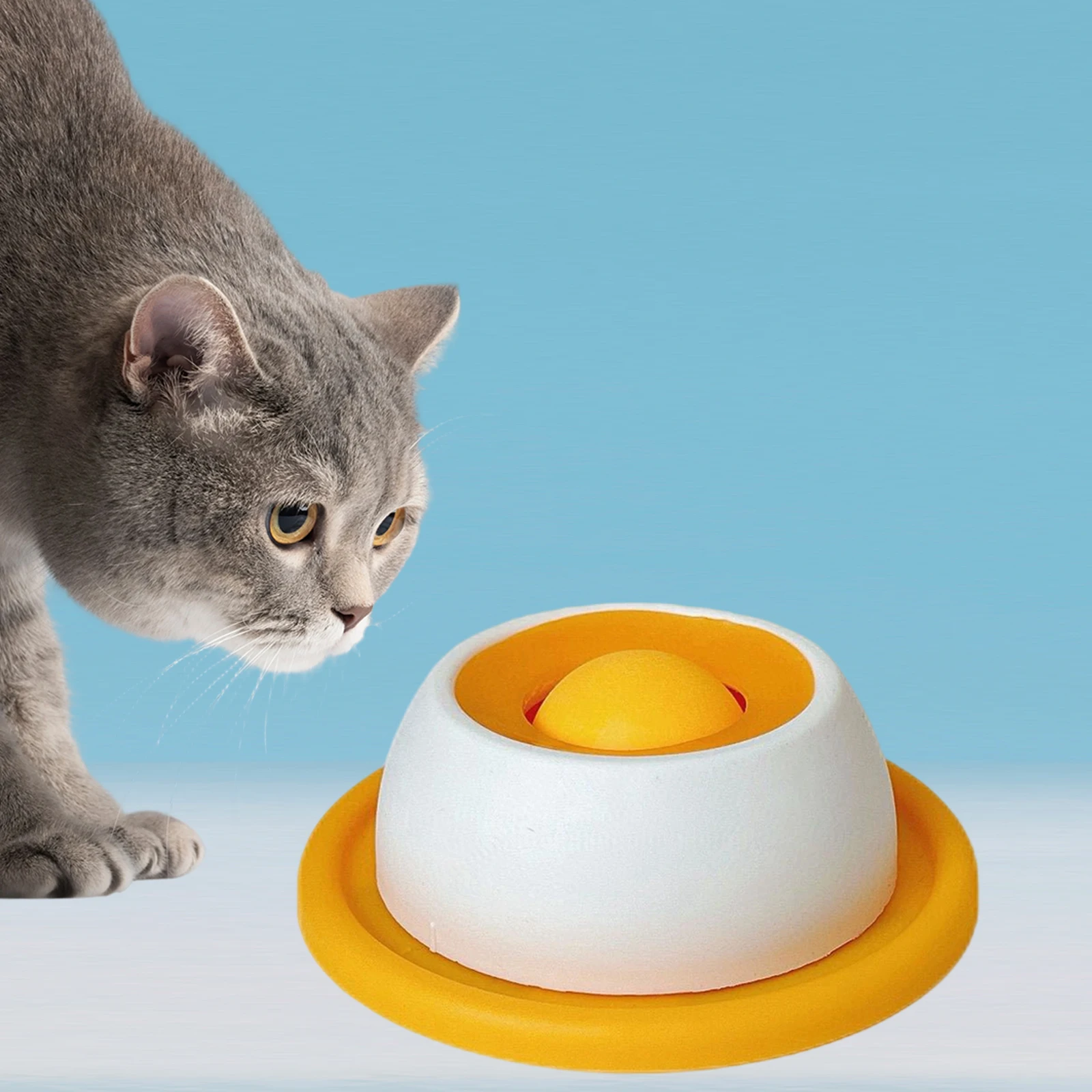 Comedero lento interactivo para gatos y perros – Antiasfixia y estímulos