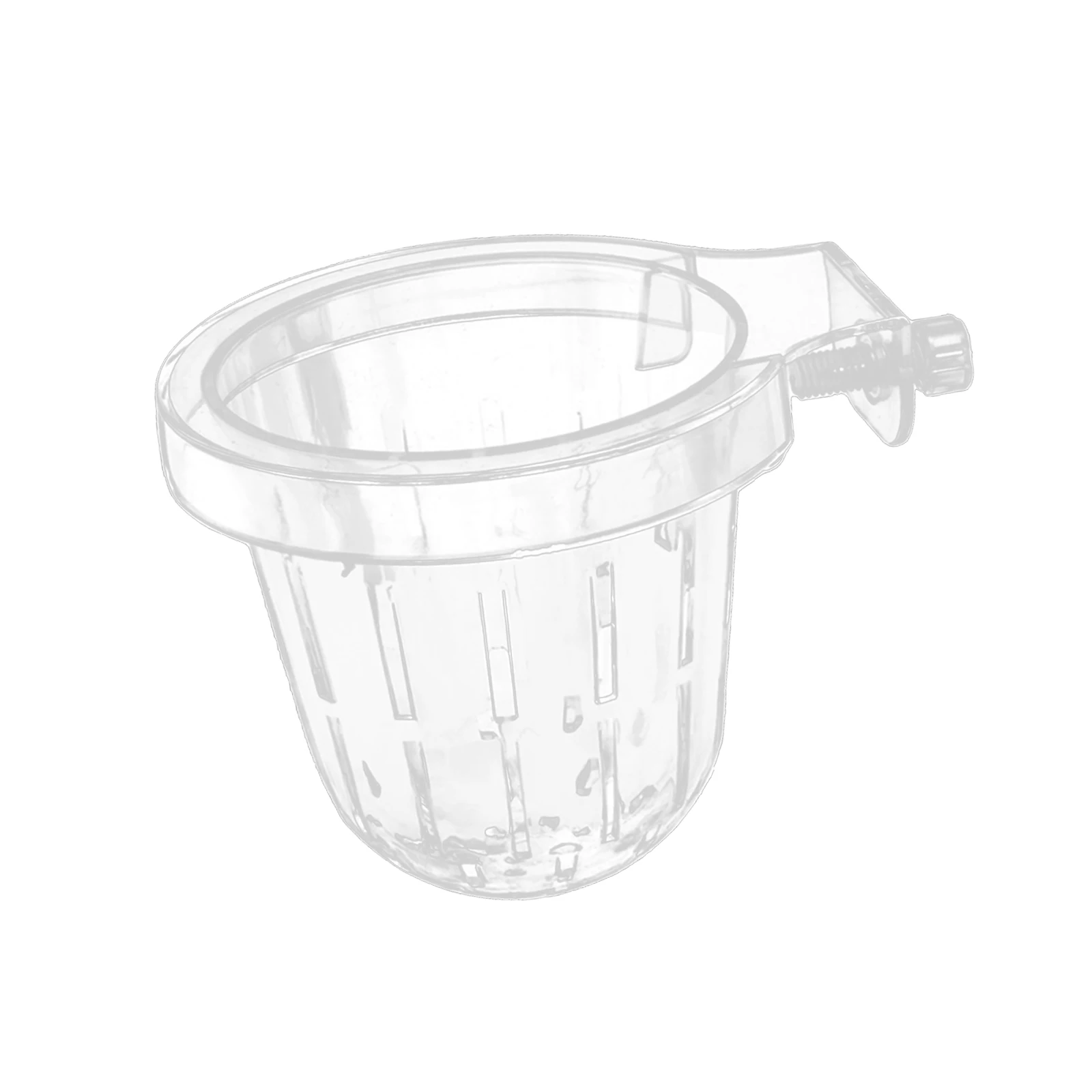 Soporte para plantas de acuario, cesta colgante para plantar césped y agua, tazas para macetero de acuario montadas en la pared para decoración de pecera