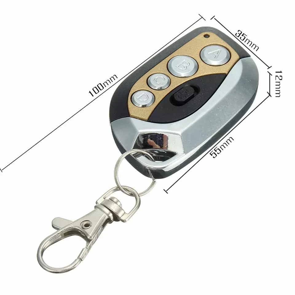 Control remoto universal para puerta - Mando garaje 433 MHz 4 botones - imagen 5