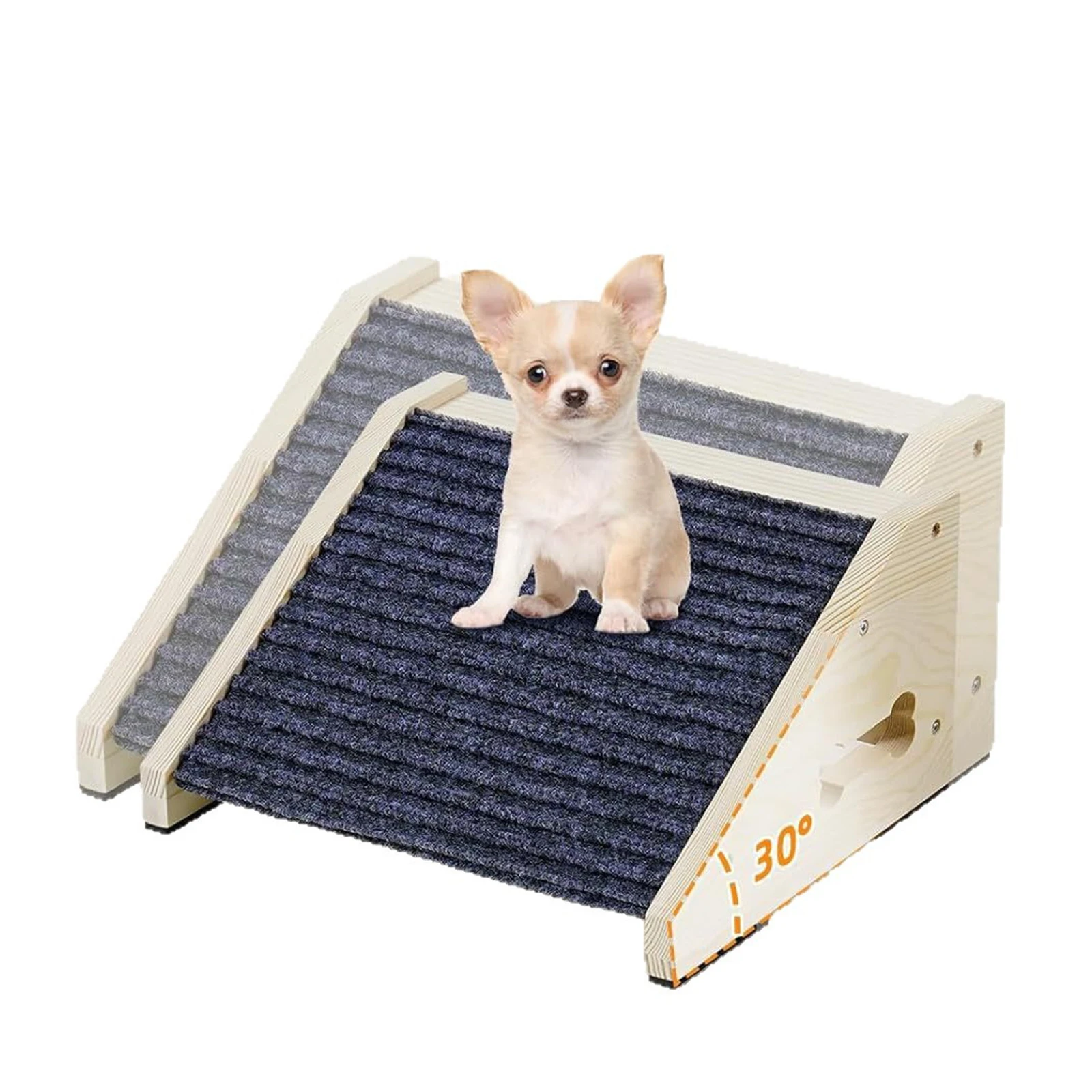 Escalera antideslizante para perros, escalera segura multifuncional para cachorros, rampa para gatos mayores, escalones para cama alta, sofá, suministros para mascotas - imagen 4