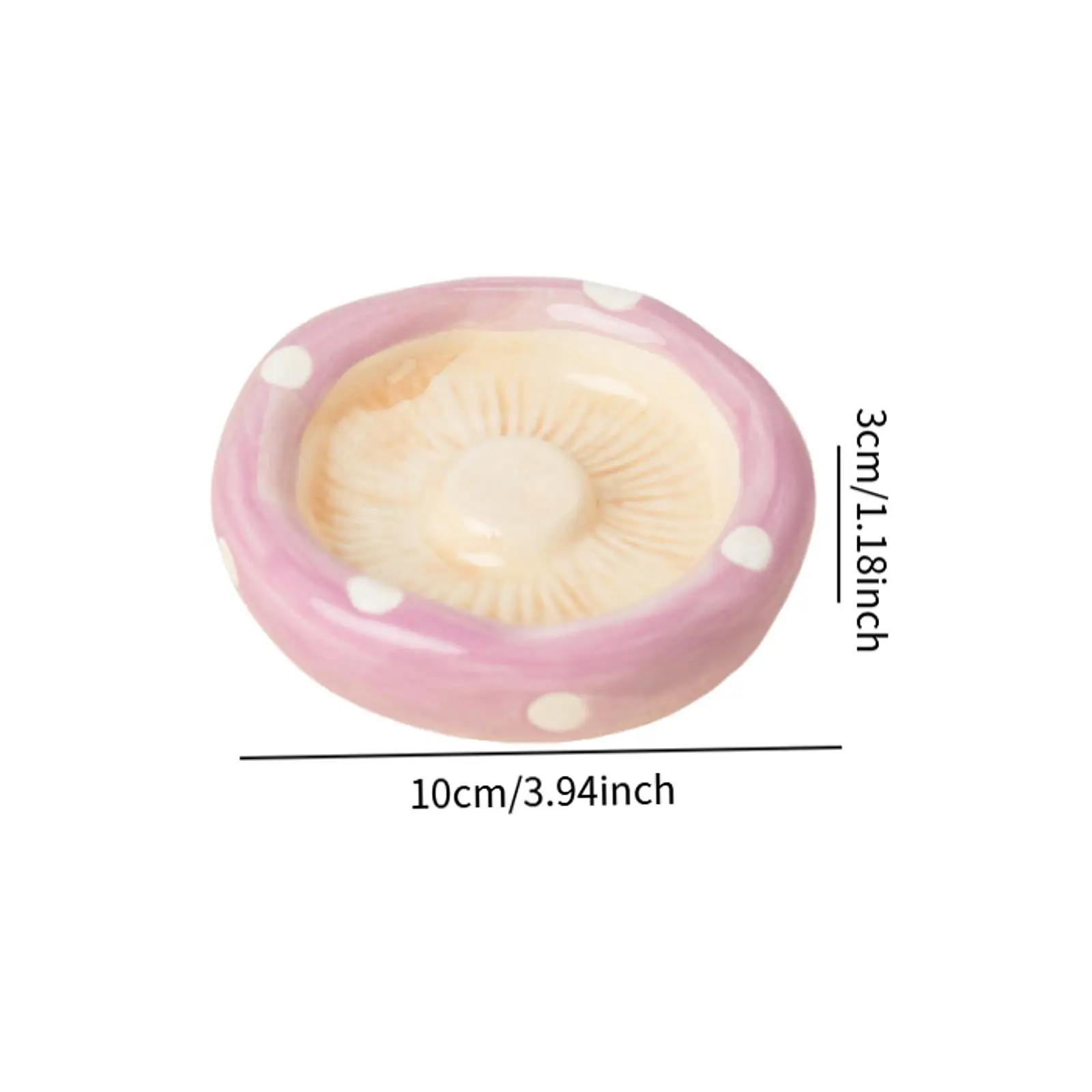 Cuenco de cerámica con forma de seta para alimentación de hámster, contenedor de comida para hámster, para Chinchilla, gerbils, suministros de alimentación para animales pequeños - imagen 5