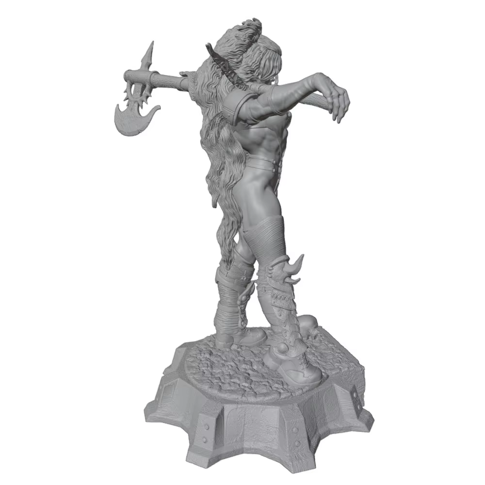 Kit de miniaturas de resina Warhammer 40K – Modelo灰色 3D sin montar - imagen 5