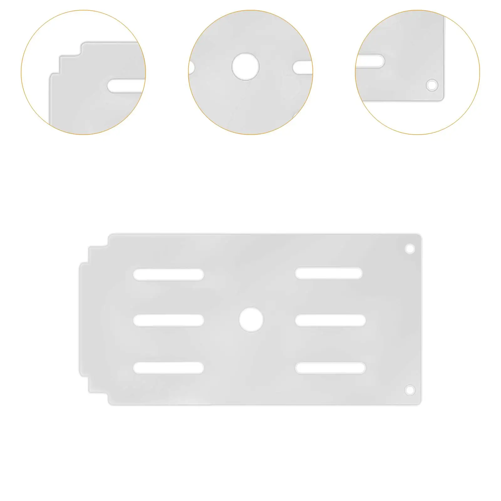 Cubierta acrílica para acuario con orificios de alimentación, tapa transparente antisalto para pecera, fácil de instalar - imagen 5