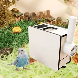 Separadora cáscaras aves caja loros con ventilador periquitos cacatúas